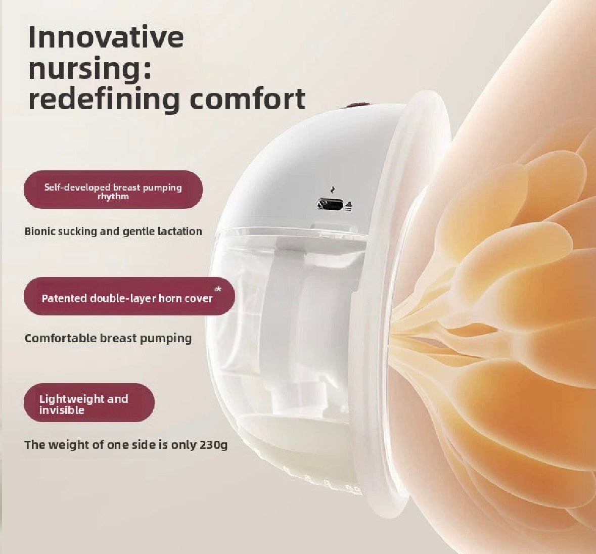 Wearable Electric Breast Pump